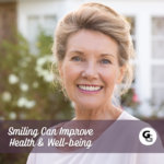 Woman Smiling Smiling Can Improve Health & Well-being Goebel Blog Feature