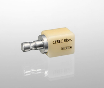 A CEREC ceramic bloc for making same-day crowns