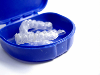 Teeth Bleaching trays in their case